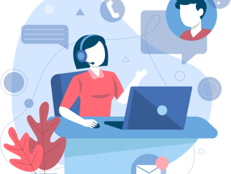 Free Call Center Customer Service vector and picture