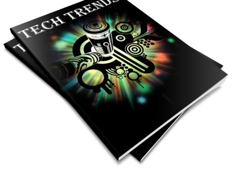 Free tech trends report magazine illustration