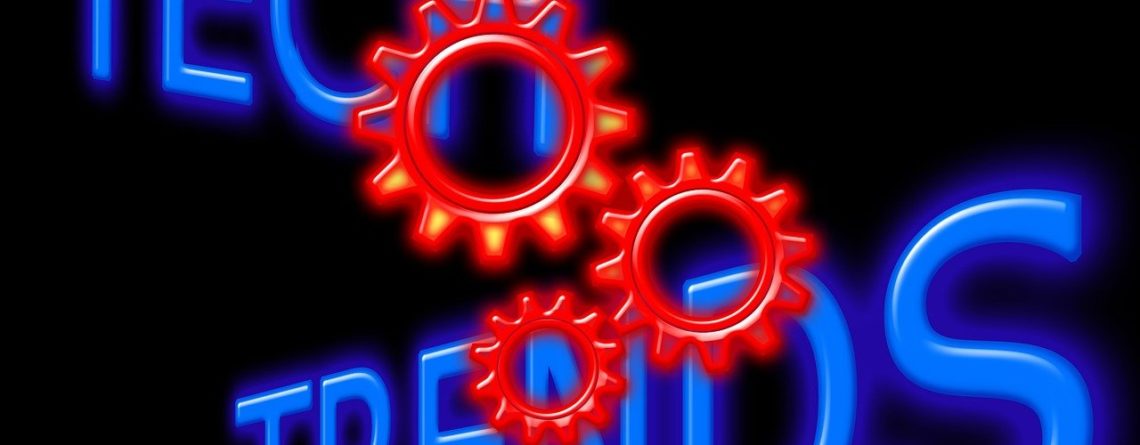 Free technology trend development illustration