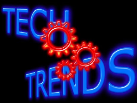 Free technology trend development illustration